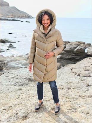 Manteau matelassé aspect 2 en 1 tendance