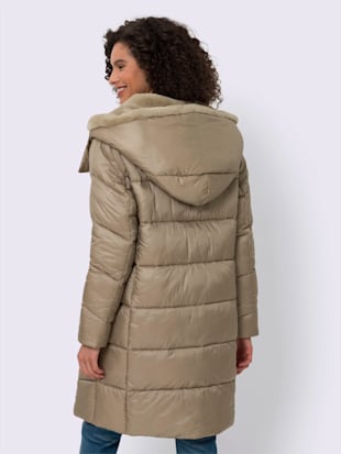 Manteau matelassé aspect 2 en 1 tendance