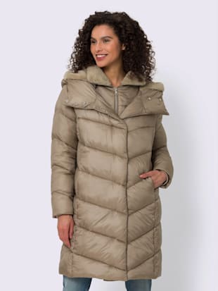 Manteau matelassé aspect 2 en 1 tendance