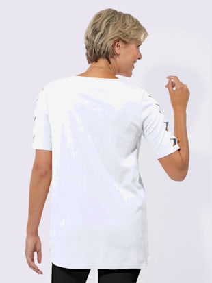 T-shirt long jersey interlock