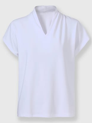 T-shirt à col montant fronces au col montant (Image 4)