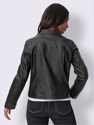 Veste blazer revêtement mat et brillant (Image 3)