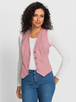 Gilet en jean pourcentage de coton élevé