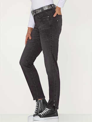 Jean skinny coutures de séparation affinantes (Image 2)
