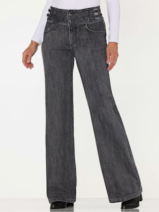Jean bootcut brides décoratives