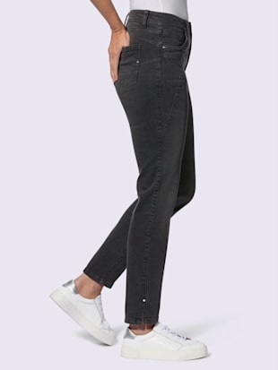 Jean skinny coutures de séparation affinantes (Image 3)