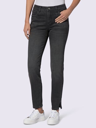 Jean skinny coutures de séparation affinantes (Image 1)