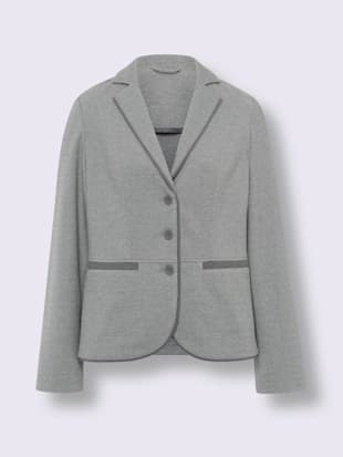 Blazer en jersey fil chiné doux