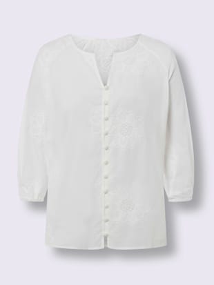 Chemisier en coton superbe broderie ajourée (Image 4)