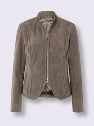 Veste en cuir cuir velours de chèvre (Image 4)