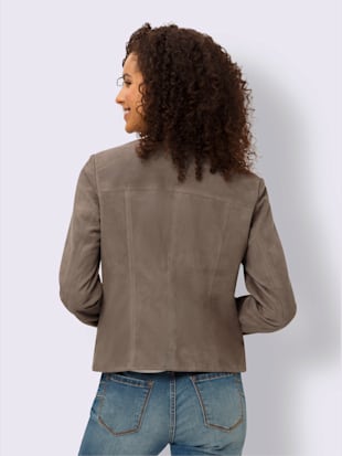 Veste en cuir cuir velours de chèvre (Image 3)