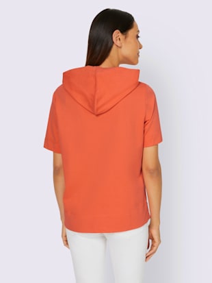 Sweat-shirt capuche avec coulisse et lien à nouer