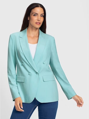 Blazer double patte de boutonnage