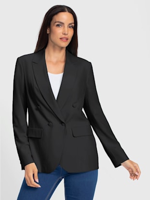 Blazer double patte de boutonnage