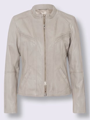 Veste en cuir cuir souple