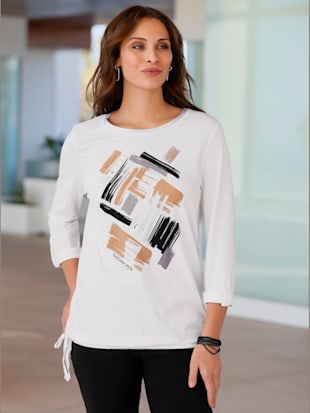 T-shirt imprimé 50% coton et 50% modal (Image 1)