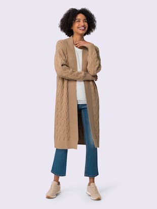 Manteau en tricot superbe motif torsadé (Image 2)