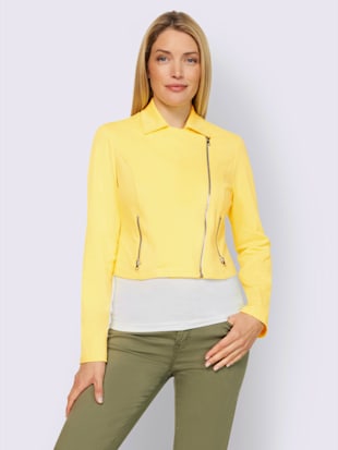 Blazer en jersey col à revers élégant