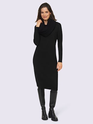Robe en tricot écharpe amovible