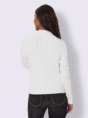 Pull superbe motif torsadé