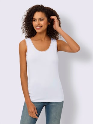 Débardeur détails en dentelle tendance (Image 2)