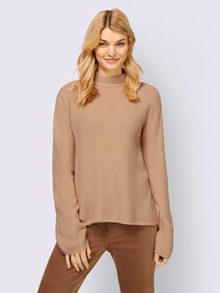 Pull col montant 3% élasthanne