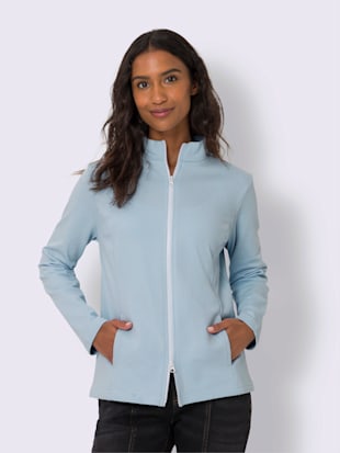 Veste légère glissière contrastée