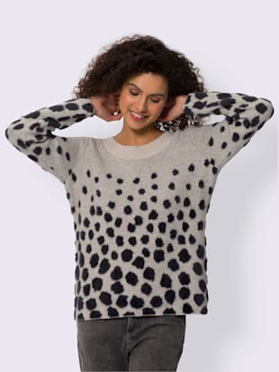 Pull motif à pois tendance