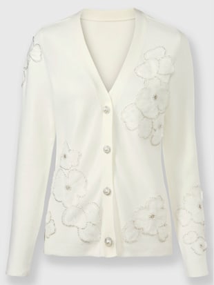 Veste en tricot fin mélange doux de viscose et de coton