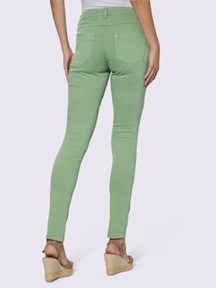 Pantalon twill coupe 5 poches décontractée