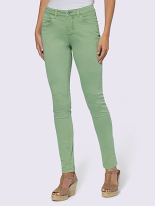 Pantalon twill coupe 5 poches décontractée