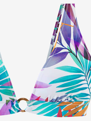 Bikini triangle imprimé feuilles tendance (Image 3)