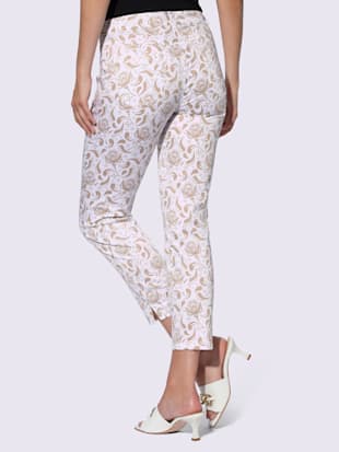 Pantalon imprimé qualité coton doux sur la peau