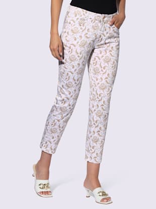 Pantalon imprimé qualité coton doux sur la peau