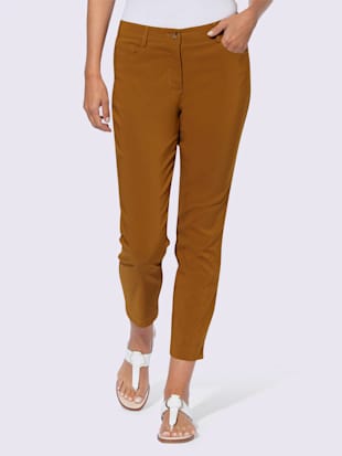 Pantalon en bengaline jambes étroites (Image 1)