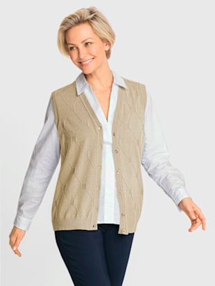 Gilet en tricot 50% modal
