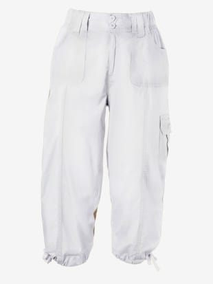 Corsaire sportif ceinture élastique cotelée