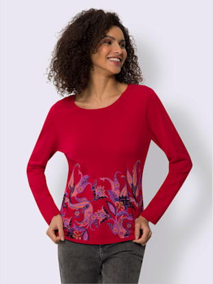 Pull imprimé avec motif paisley