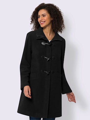 Duffle-coat détails en qualité lisse