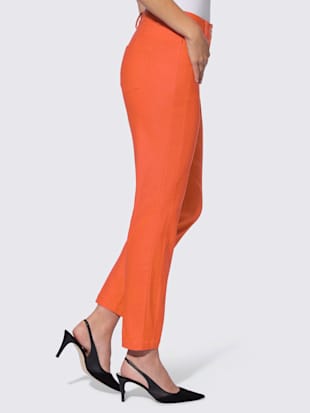 Pantalon en bengaline aspect bengaline tendance (Image 3)