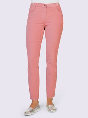 Pantalon en velours ceinture élastique côtés et dos