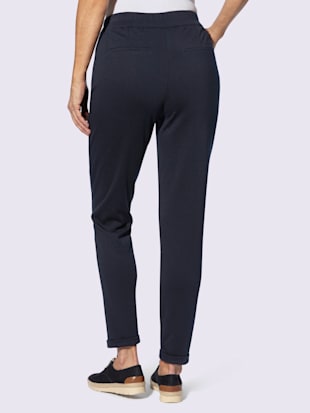 Pantalon en jersey revers des jambes fixe (Image 3)