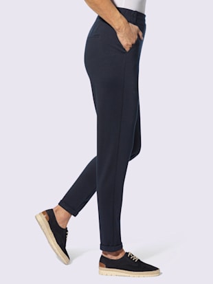 Pantalon en jersey revers des jambes fixe (Image 2)