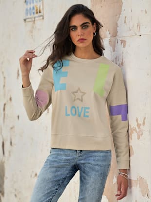 Sweatshirt inscription tendance