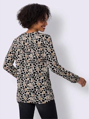Chemisier en jersey motif cœur tendance (Image 3)