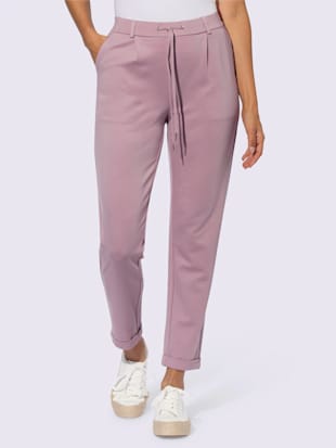 Pantalon de jogging ceinture élastique, coulisse et lien à nouer