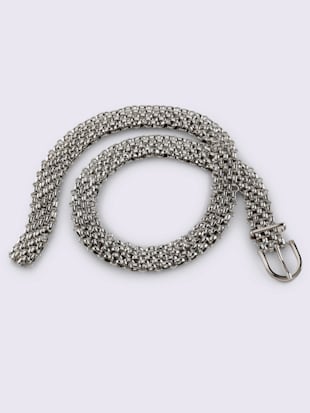 Ceinture ruban aspect collier