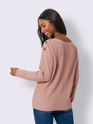 Pull en tricot large encolure ronde (Image 3)