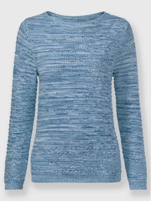 Pull motif ajouré intégral