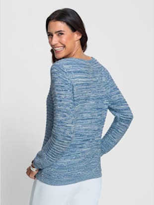 Pull motif ajouré intégral